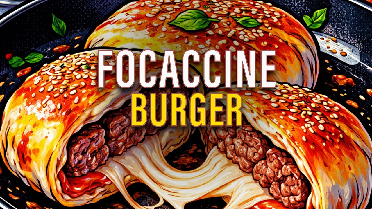 Focaccine burger #ricettafacile