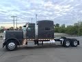 For Sale 2017 Peterbilt 389 Charcoal Metallic 290" 3 Axle Disc 550hp ISX 18 Speed Platinum 23 gauges