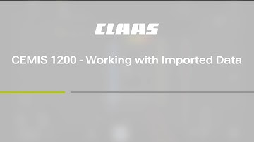 CEMIS 1200 FP1 - Working with Imported Data #19