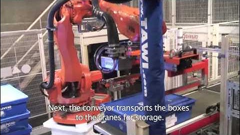 Automated warehouse system at Volvo Cars Gent by Dematic NV (formerly Egemin Automation)