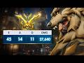Top 500 Hanzo Drops 27K Damage on King’s Row