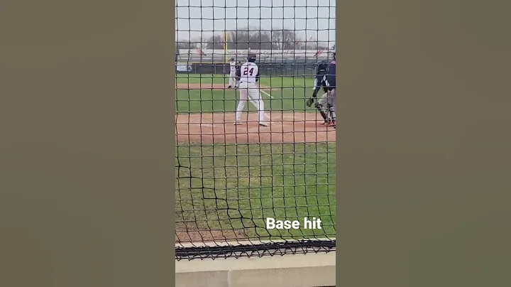 Portage Northerns freshman Evan Elkins base hit 1s...