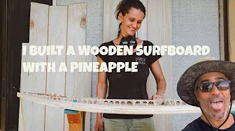 I built a wooden surfboard with Piña Surfboards in Nosara