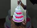 Teddy bears  3 step cake design trending shortviral ytshorts shortsfeed