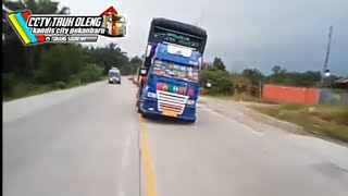 Cctv kapten oleng kandis city ( ketemu truk oleng medan )