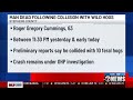 Marlow man dies after colliding with pack of wild hogs, authorities say