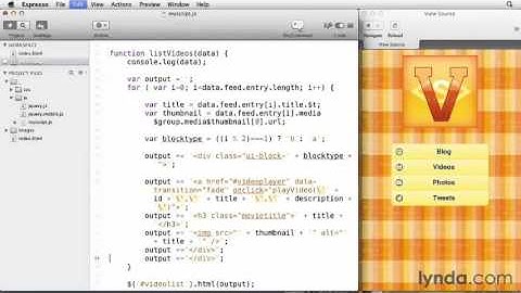jQuery Mobile Web App Tutorial #26 Preparing a video page