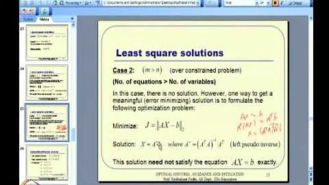Mod-05 Lec-11 Linear Quadratic Regulator (LQR) -- II