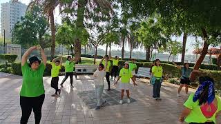 THROUGH THE RAIN COOLDOWN || AL NAHDA LADY MOVERS ZUMBA CLASS || MAY 6 2026