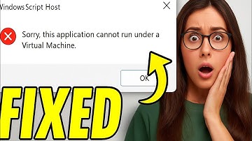 FIX : Sorry this application cannot run under a virtual machine on Windows 11 ✅ (2025 UPDATE)