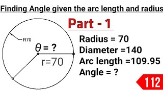 Arc Length से Angle कैसे निकालें|| Circumference Formula|| CNC Programming angle radius calculation
