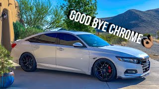 20182019 Accord Window Chrome Delete  Crux Motorsports
