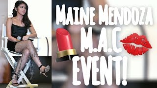 FULL COVERAGE Maine Mendoza Mac Lipstick Event Moa October 5 2018