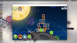 Angry Birds Space android app on Ubuntu linux screenshot 2