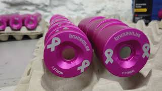 Brunson Issues Pink SMR Target Holders to Raise Breast Cancer