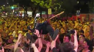 Crowd Surfing on Broadway
