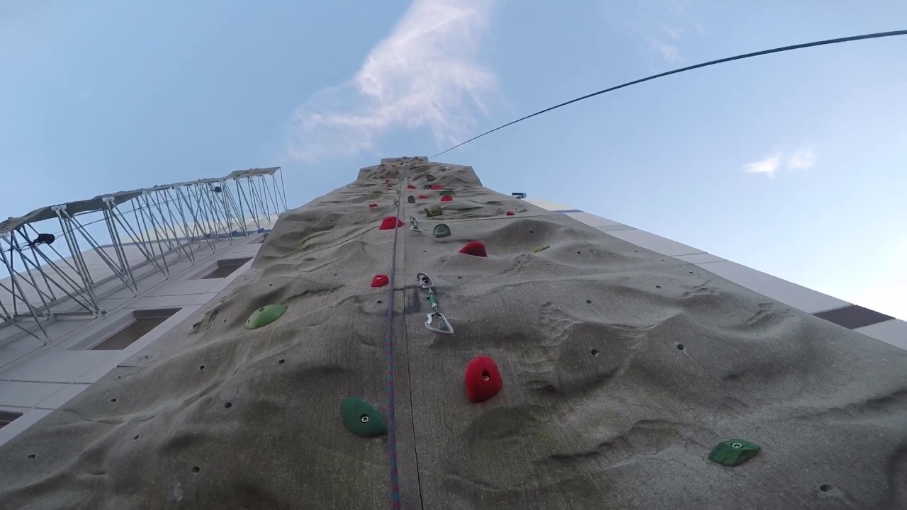 Basecamp outdoor climbing wall Reno, Nevada YouTube