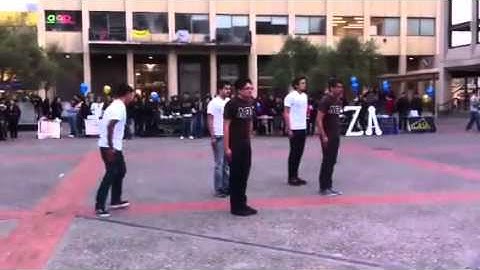 Lambda Theta Phi BX chapter Salute