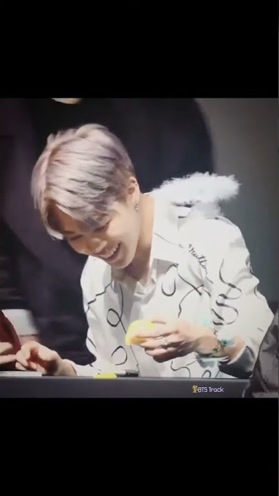 Jimin shocked By Army's Gift😇| bts fan meet | purple You #bts #jimin #army