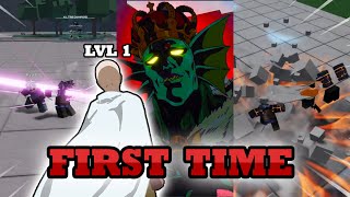 playing The Strongest Battle Grounds for the first time... | The Strongest Battle Grounds