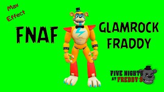 Футаж  FNAF Security Breach Glamrock Freddy из  игры "five night at Freddy's" на зеленом фоне