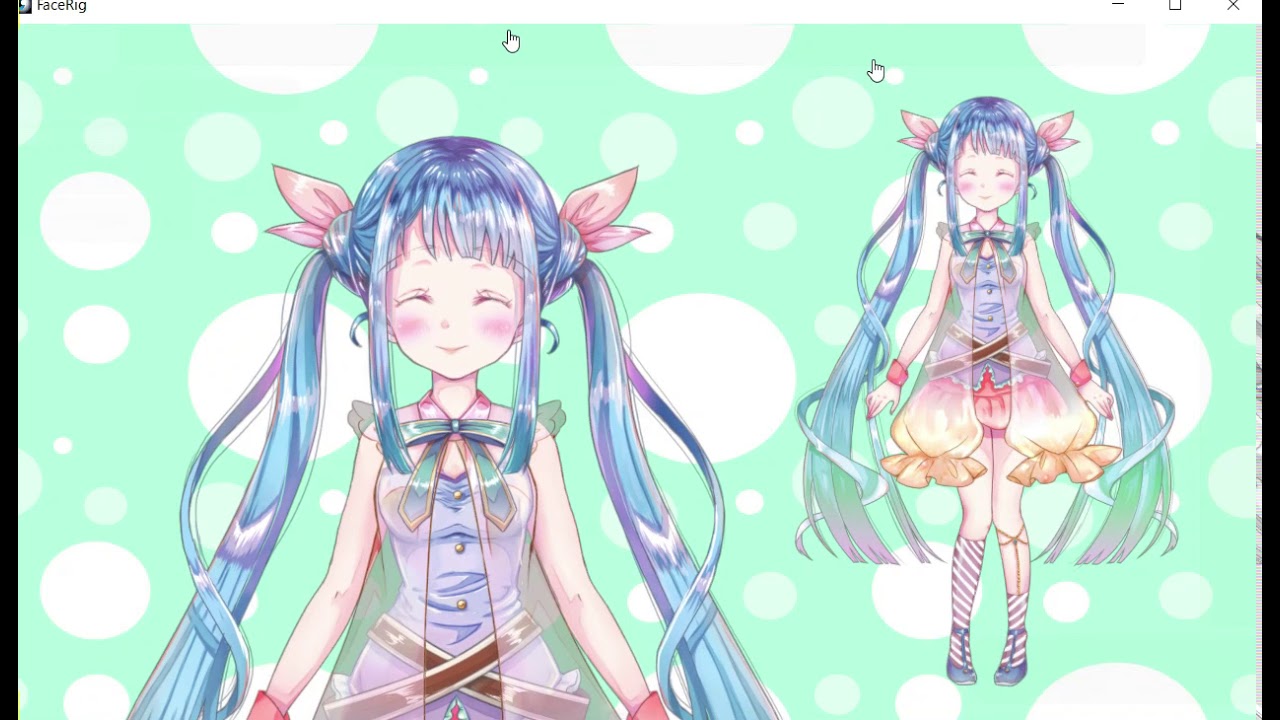 Facerig対応 Live2d 女の子モデル Andansipoo Booth