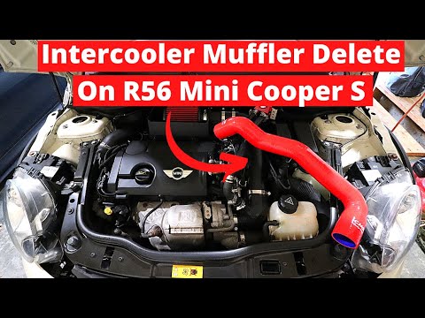 How to Install Intercooler Hot Side Pipe on R56 Mini Cooper S ...
