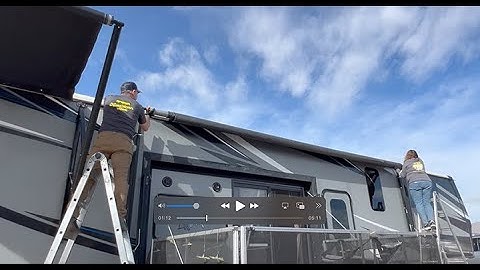 How to install an Dometic 9100 RV Awning