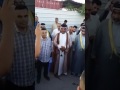 استقبال الشيخ منديل ال نومي شيخ قبيله ال علي بني مالك من قبل شيوخ ووجهاء بني مالك في بغداد 