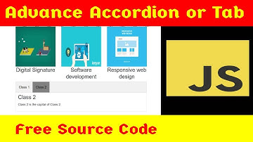 Ep91 - Advance Accordion on Desktop and Tab on Mobile - Javascript Ui Work Source Code