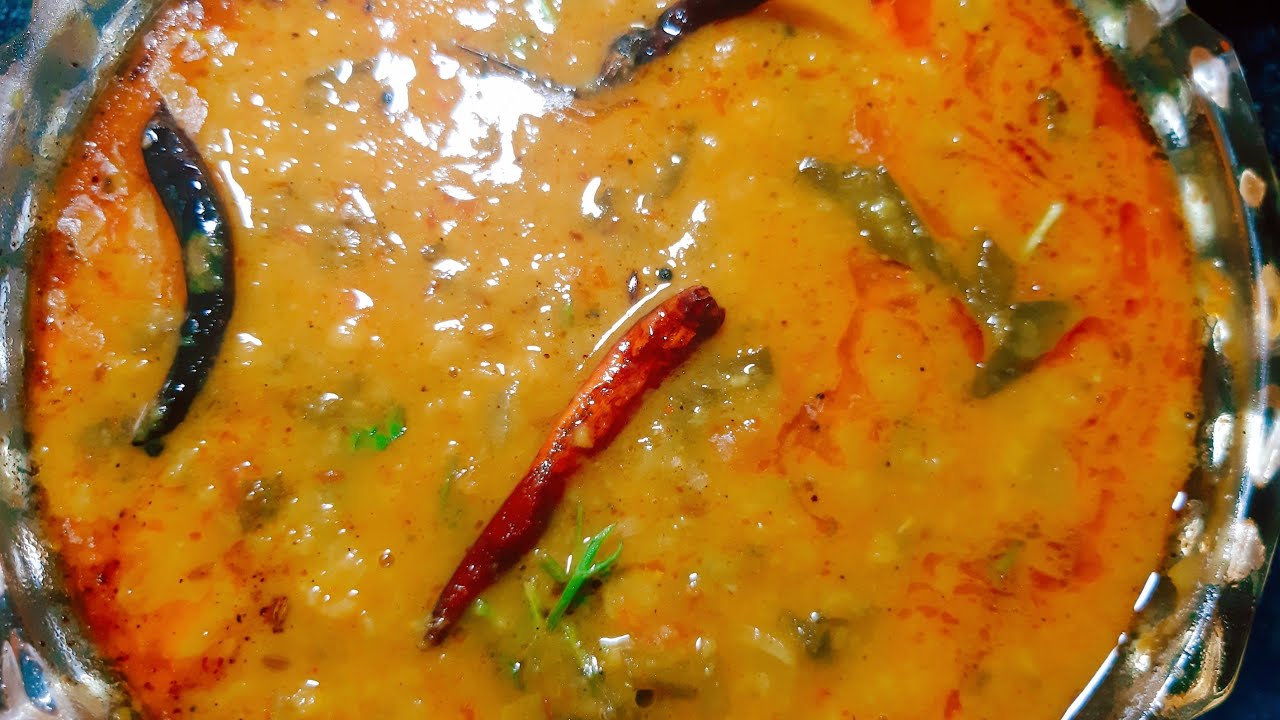 Palak or lauki ki masala dal recipee/ masala toor dal/dhaba style tadka