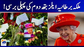 King Charles marks first anniversary of late Queen Elizabeth IIs death | Geo News