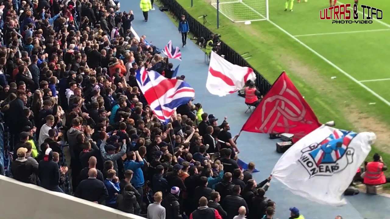 SCO: Glasgow Rangers - Kilmarnock F.C. [Rangers Fans]. 2018-05-05 football score
