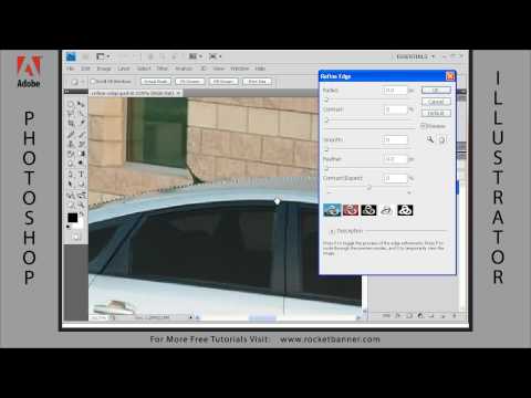 Photoshop CS Tutorial - Creating Selections - Part , Refine Edge Dialog Photoshop CS Tutorial - Creating Selections - Part , Refine Edge Dialog
