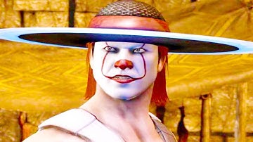 Mortal Kombat XL - Pennywise Kung Lao PC Mod Performs Intro Dialogues Vs All Characters