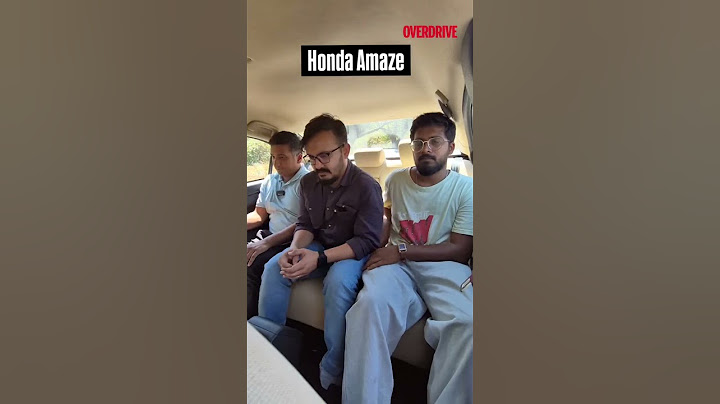 Honda Amaze or Maruti Suzuki Dzire: Which has the better back seat?