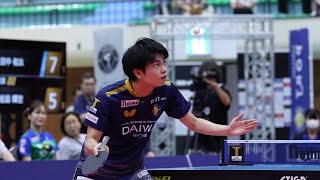 田中佑汰 vs 松島輝空 T FINAL GAME 金沢ポート vs 木下マイスター東京 ノジマTリーグ 2023-2024 2023年8月20日 小松総合体育館【卓球Tリーグ公式】