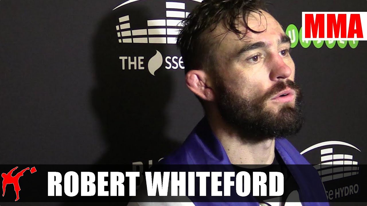 UFC Glasgow: Robert Whiteford after spectacular victory over Paul Redmond - YouTube