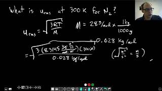 Chapter 5: Root Mean Square Speed Calculation | CHM 103 | 151