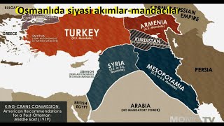 Osmanlıda Siyasi Akımlar-Mandacılar,Cemiyet-I Akvam , Wilson İlkeleri, Amerikan ,Ingiliz Mandacılığı