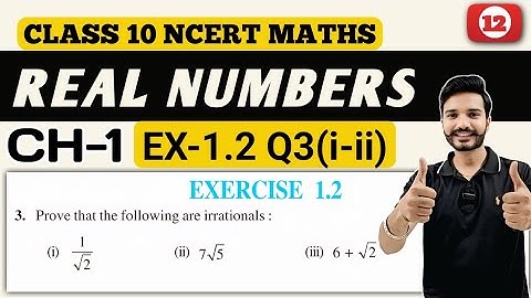 Class 10 Maths Exercise 1.2 Q3(i-ii) || New NCERT || Ch 1 Real Numbers || CBSE