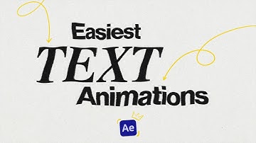 EASIEST Text Animations in After Effects | FREE PROJECT FILE