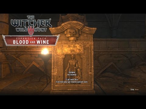 The Witcher 3: Blood and Wine: équipement de l'école du Loup de Grand Maître - Chasse au Trésor