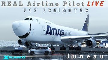 Winter OPS | X-Plane 12 | Pre-Release 747 Freighter | Felis | Real Airline Pilot | #boeing #747