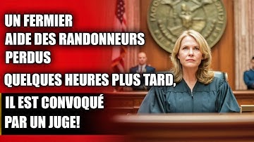 Un Fermier Aide des Randonneurs Perdus — Quelques Heures Plus Tard, Il Est Convoqué par un Juge!
