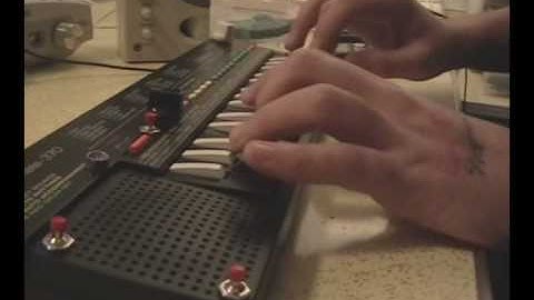 Circuit bent Casio SA-8 with 9 modifications