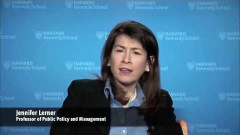 Jennifer Lerner on Emotions and Decision Making