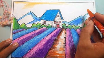 Cảnh đẹp quê hương - Phong cảnh quê em |Ngôi nhà trong tranh |Không gian trong tác phẩm hội họa