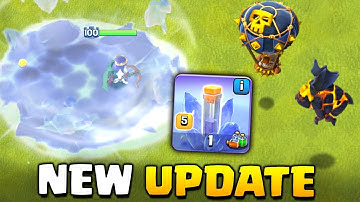 New Ice Block Spell and Troop Levels in Clash of Clans!