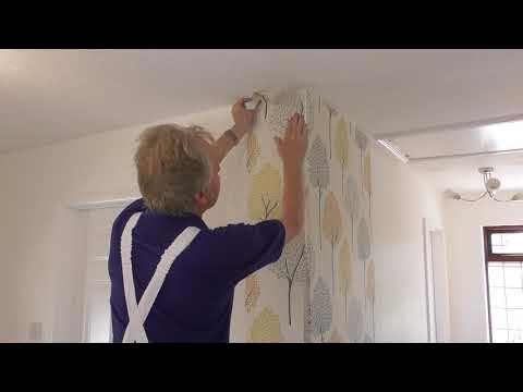 How to wallpaper in corners, Wallpapering Instructions